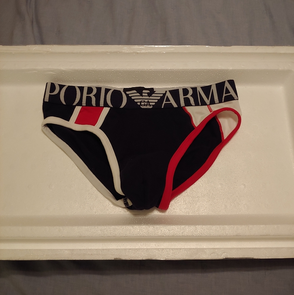 NWOT Size Small Dk Blue Emporio Armani Briefs